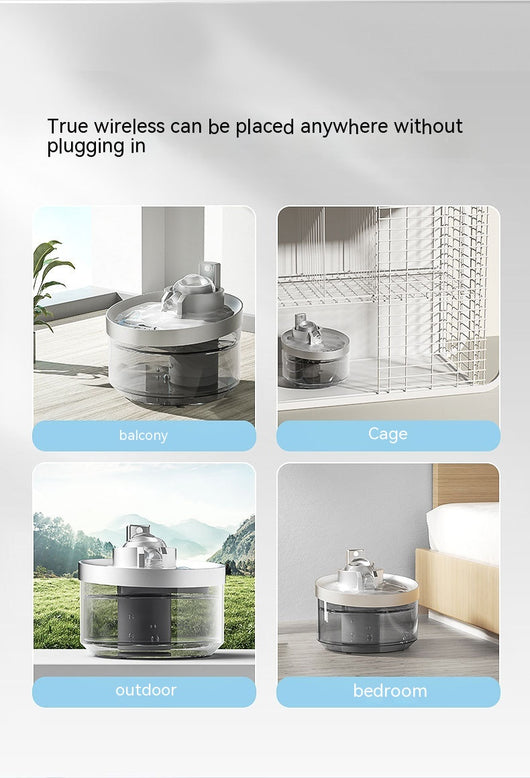 Fuente de Agua para Gatos con Inducción Inalámbrica - Image 15