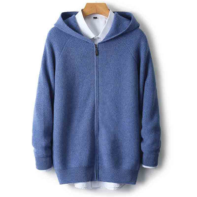 Chaqueta de Punto Suelta y Cálida para Hombre