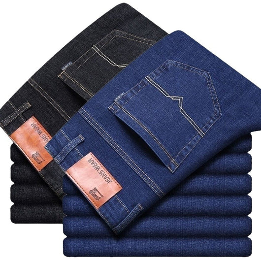 Jeans Rectos Holgados para Hombre - Comodidad y Durabilidad - Image 12