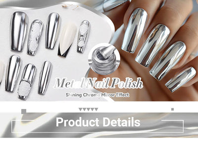 Esmalte de Uñas Espejo Metalizado Secado Rápido sin Horno - Image 51