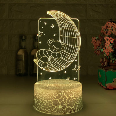 Lámpara LED 3D Táctil con Control Remoto - Image 8