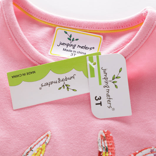Playera Infantil de Algodón con Cuello Redondo para Niñas - Image 13