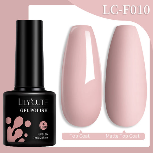 Set de Pegamento para Uñas con Brillo de Color Sólido - Image 45
