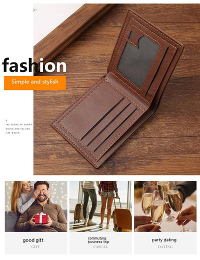 Billetera Corta para Hombre con Diseño Texturizado y Múltiples Compartimentos - Image 12