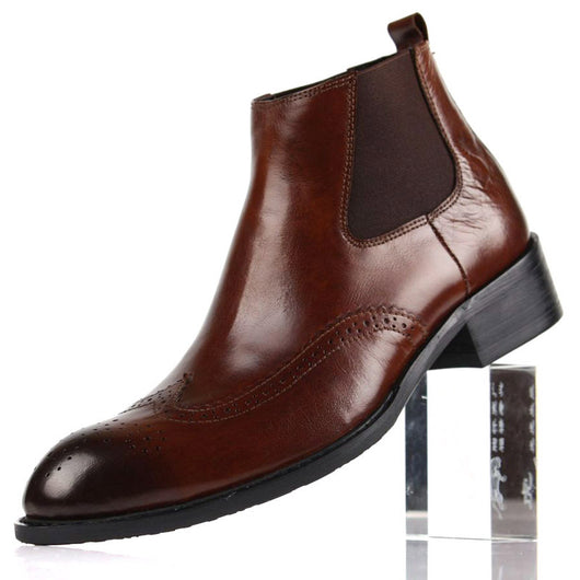 Botas de Cuero Genuino con Punta Afilada - Comodidad Premium - Image 9