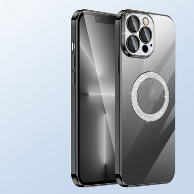 Funda Telefónica con Diamantes Electrochapados y Protector de Lente - Image 30