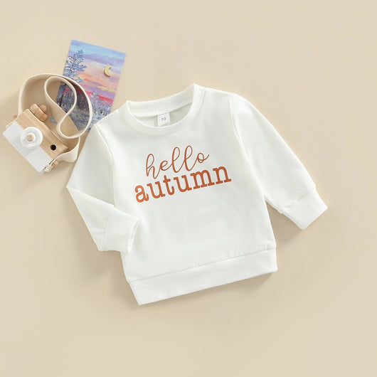 Conjunto Base de Suéter Estampado Alfabeto para Niña - Image 9
