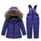 Conjunto de Invierno para Niño: Chaqueta Acolchada y Peto de Nieve
