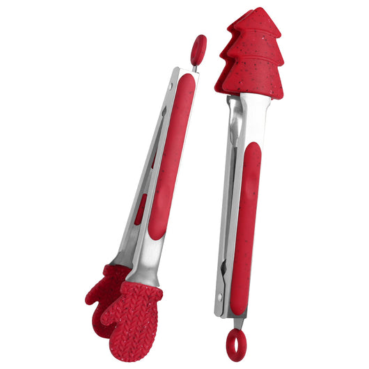 Pinza de Cocina Navideña de Silicona con Cierre Seguro - Accesorio Multiusos para Servir - Image 12