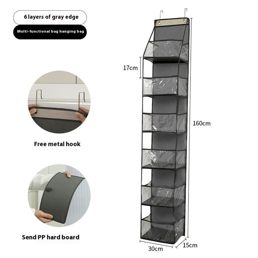 Organizador de Puerta Transparente Multifuncional con Bolsas Colgantes - Image 9