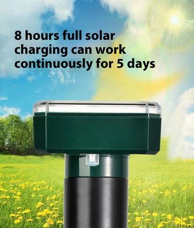 Repelente Solar Ultrasónico para Roedores con Iluminación de Patio - Image 17