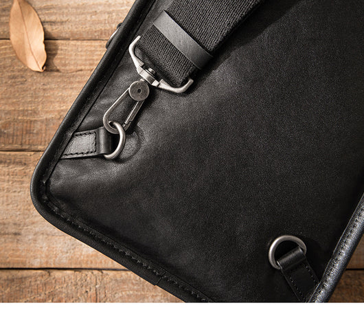 Bolsa Pecho Cuero Genuino para Hombre - Estilo Casual - Image 7