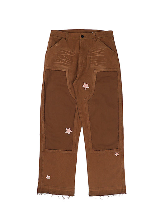 Pantalones Cargo Stacked con Parches Lumberjack Retro - Image 5