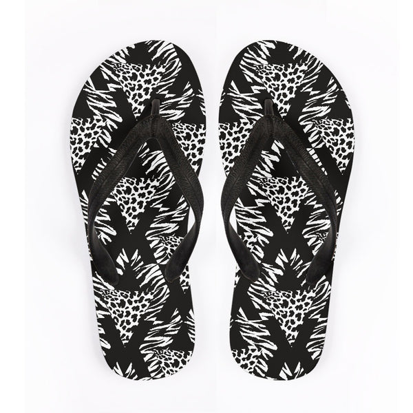Chanclas de Playa con Textura Animal - Comodidad y Estilo para el Verano