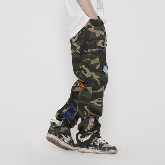Pantalones Cargo Tácticos Camuflaje con Múltiples Bolsillos - Image 5