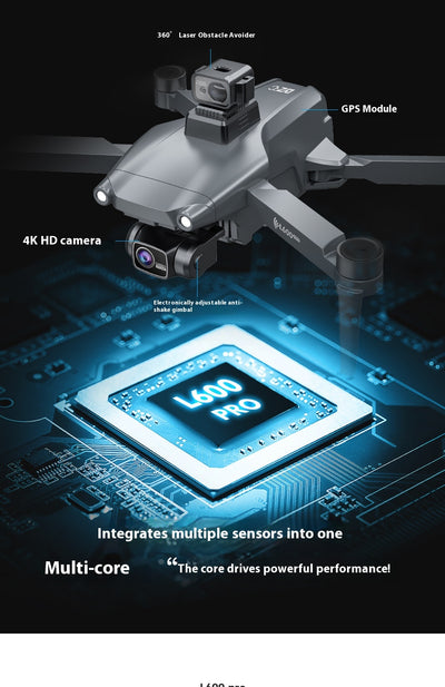 Dron L600PRO con Control Remoto Plegable y Pantalla Transparente - Image 44
