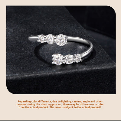 Anillo de Diamante Mozambique Brillante con Charm - Image 22