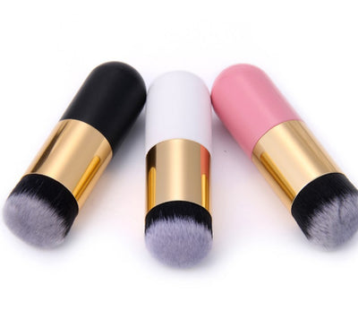Brocha de Maquillaje Difuminadora Chubby - Base y Polvo Profesional - Image 11