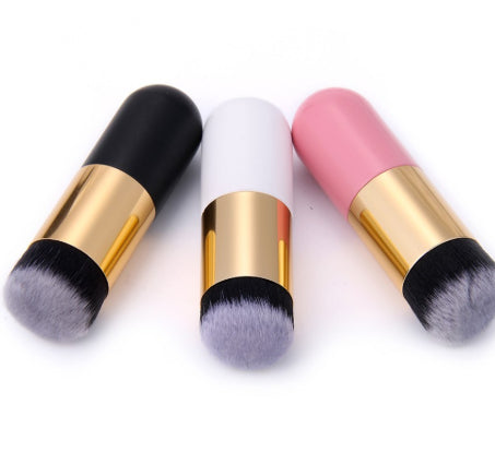 Brocha de Maquillaje Difuminadora Chubby - Base y Polvo Profesional - Image 11