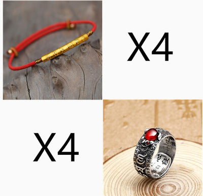 Anillo Pixiu Corazón Sutra Budista - Amuleto de Buena Suerte Unisex - Image 7