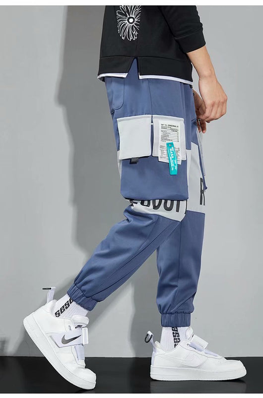 Pantalones Hip Hop Sueltos de Tendencia para Hombre - Primavera - Image 23