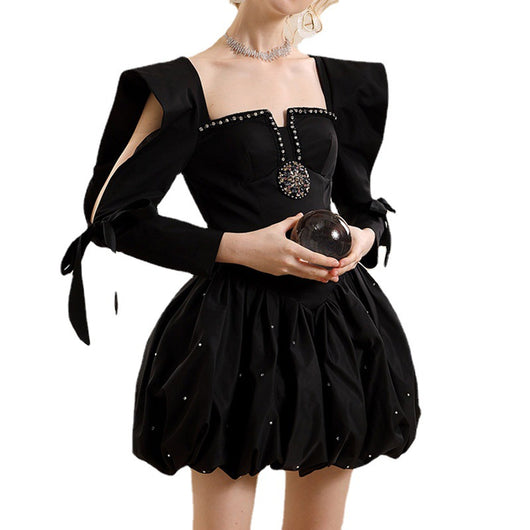 Vestido Elegante Slim Fit con Detalle de Moño Recortado - Image 4