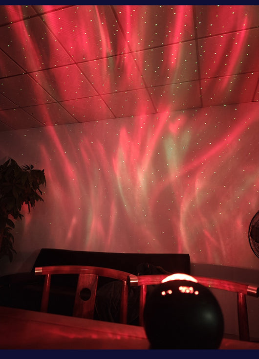 Lámpara Proyector de Auroras Boreales con Cielo Estrellado - Image 12
