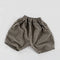 Shorts Infantiles de Algodón y Lino con Rayas Verticales para Verano