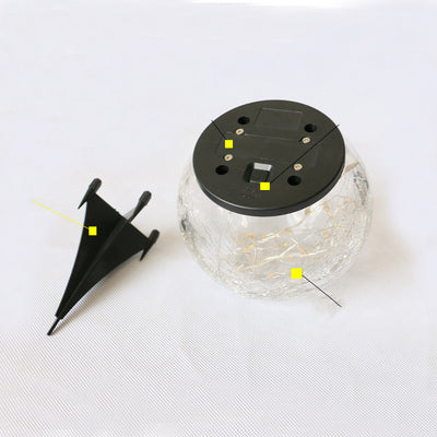 Lámpara Solar de Esfera de Cristal - Image 7