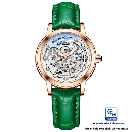 Reloj Mecánico Automático Hueco Diamond con Resistencia al Agua - Image 5