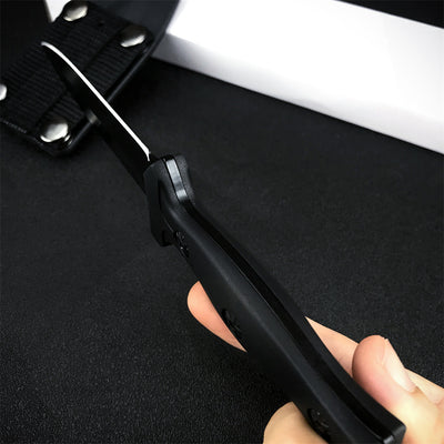 Cuchillo de Camping Portátil Hoja Recta para Aventuras al Aire Libre - Image 4