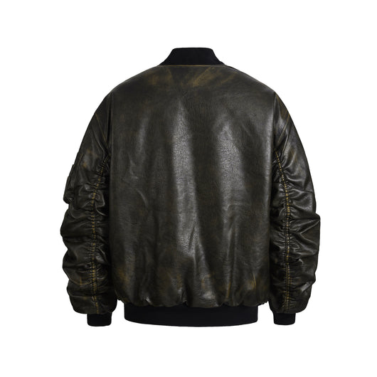Chaqueta Acolchada Estilo Piloto Americano en Algodón - Image 8