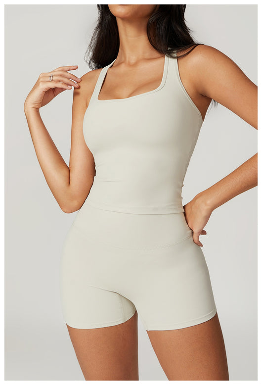 Brasier Deportivo Espalda en H con Tela Cepillada para Mujer - Image 12