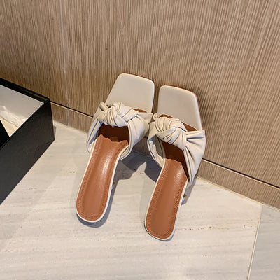 Pantuflas Stiletto con Nudo Cruzado - Comodidad y Elegancia - Image 8