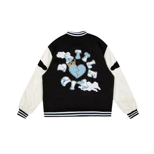 Chaqueta Hip Hop Urbana con Bordados Estilo Americano - Image 12
