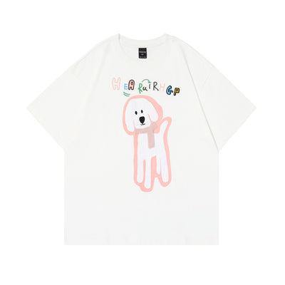 Camiseta Estampada Puppy Puff de Manga Corta para Hombre - Image 12