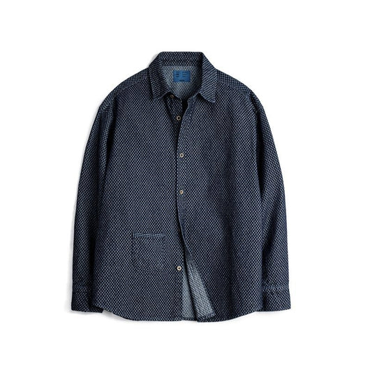 Chaqueta Denim Cuadros Retro Americana Holgada - Image 5