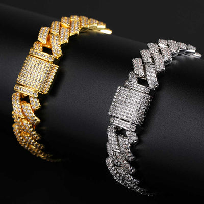 Pulsera Hip Hop Doble Fila 14mm - Estilo Urbano Premium - Image 39