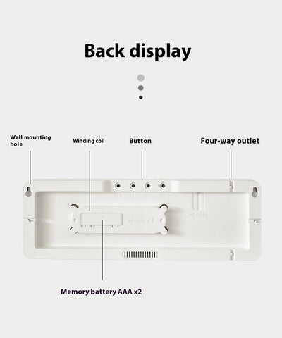 Reloj de Pared Grande para Sala de 13”, Diseño Moderno y Doble Uso - Image 19