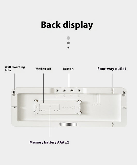 Reloj de Pared Grande para Sala de 13”, Diseño Moderno y Doble Uso - Image 19