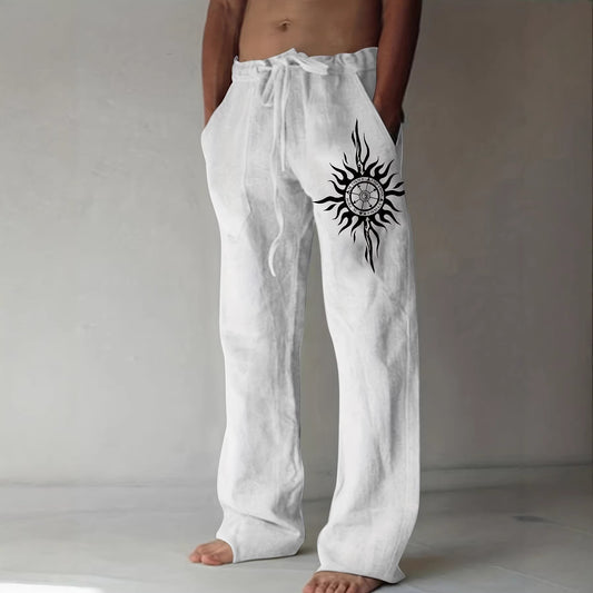 Pantalones Holgados de Pierna Ancha para Hombre - Comodidad Diaria