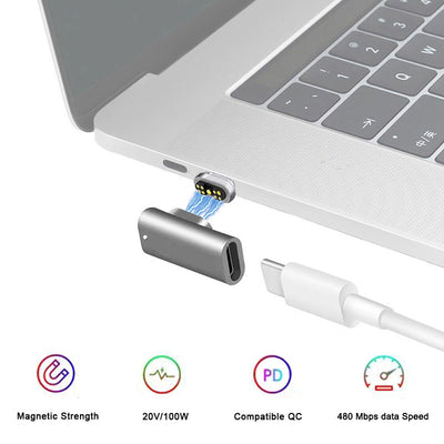 Adaptador USB-C Magnético con Conector Angular - Image 8
