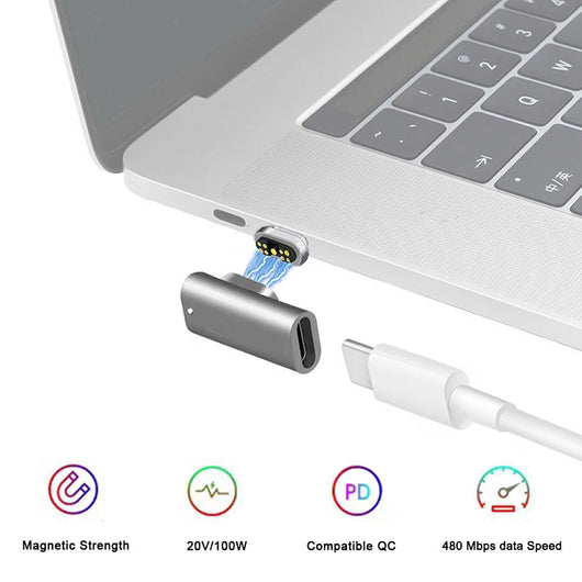 Adaptador USB-C Magnético con Conector Angular - Image 8