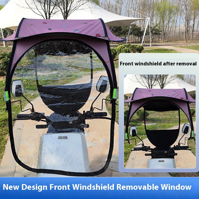 Toldo Protector Solar para Batería de Auto y Moto - Universal Cuatro Estaciones - Image 5