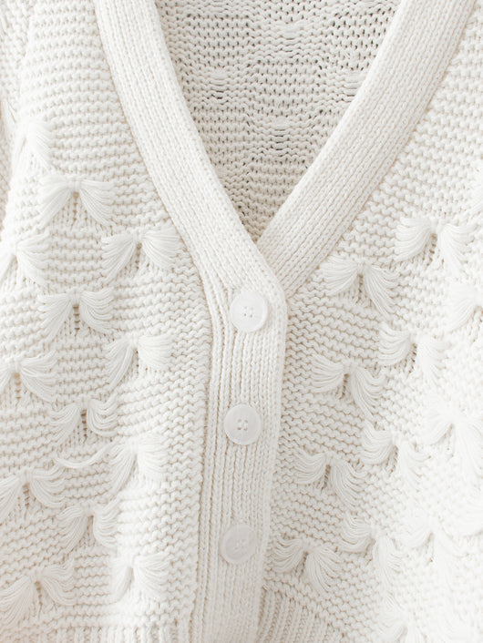 Chaqueta Tejida Estilo Europeo con Nudo Deseo - Diseño Moderno - Image 5