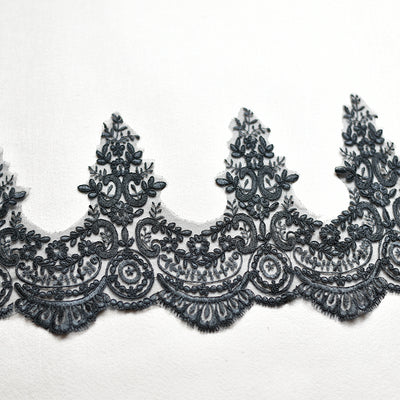 Accesorios de Encaje Secuencia Bordado para Boda con Efecto Pestañas - Image 43