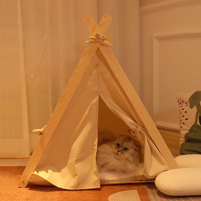 Casa Carpa para Gatos con Arenero Removible y Lona Lavable - Image 2