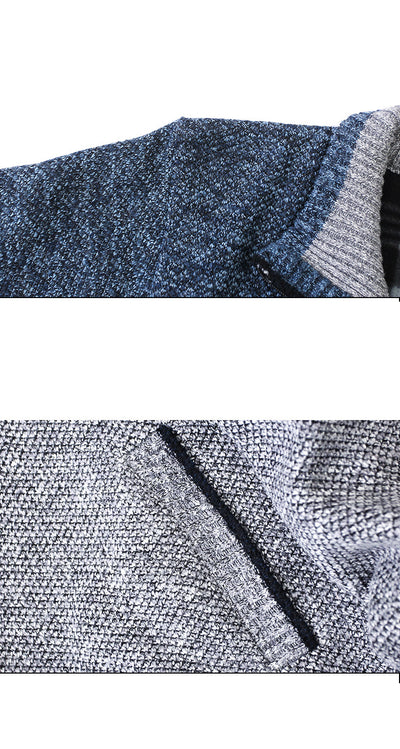 Cardigan Tejido de Punto para Hombre Primavera - Image 14