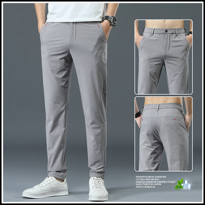 Pantalones Rectos con Cintura Elástica para Hombre - Image 8