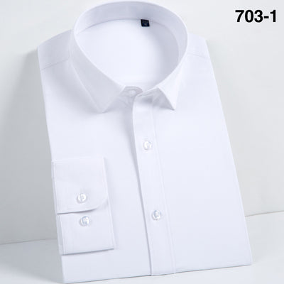 Camisa de Fibra de Bambú con Puños Franceses de Manga Larga - Image 10